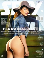 Famosa Fernanda Alves Pelada na Revista Sexy Outubro 2015