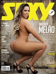 Famosa Mulher Melão Pelada na Revista Sexy Junho 2016
