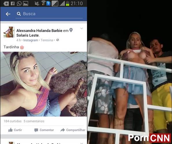 Caiu na net crente Alexsandra Holanda mostrando peitos Teresina PI #1