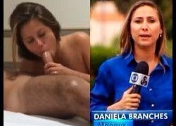 Caiu na net Daniela Branches repórter da TV Globo fazendo sexo
