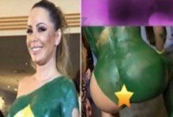 Video modelo brasileira que mostrou cu ao vivo na RedeTV durante Carnaval 2017 no Rio de Janeiro RJ